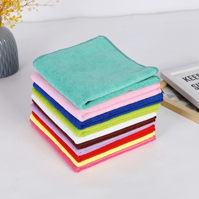 خرید 40x40 سانتی متر 100٪ دستمال آشپزخانه مایکروفیبر سفارشی پارچه تمیز کننده مایکروفیبر قابل استفاده مجدد online manufacture