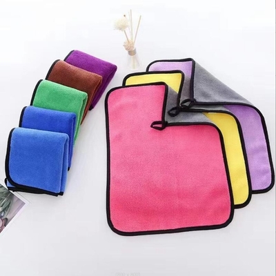 Buy Customizable Microfiber Auto Drying Towels Thick Colar Fleece Convenient online manufacture