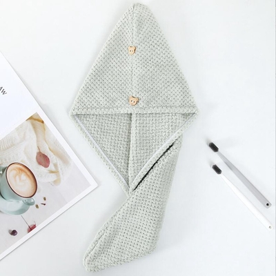 Beli Towel Pengering Rambut Mikrofiber Absorpsi Tinggi Ramah Lingkungan Dengan Kain Lembut online manufacture