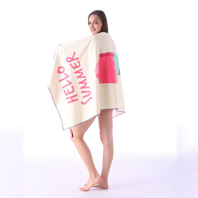 kaufen Einfache Reinigung Mikrofaser Suede Strandhandtuch schnell trocknen online manufacture