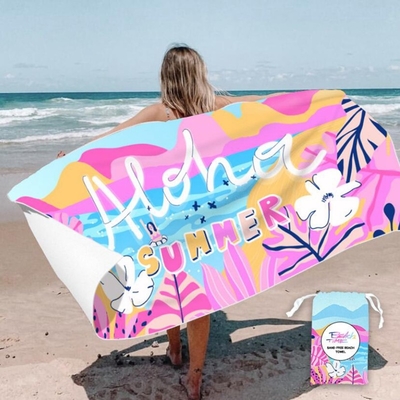 acheter Résistant au sable Microfibre à sec rapide serviette de plage en microfibre à la mode online manufacture