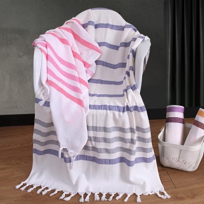 Beli Lembut Dan Ringan Selimut Pantai Hammam 100% Bahan Katun Disesuaikan online manufacture