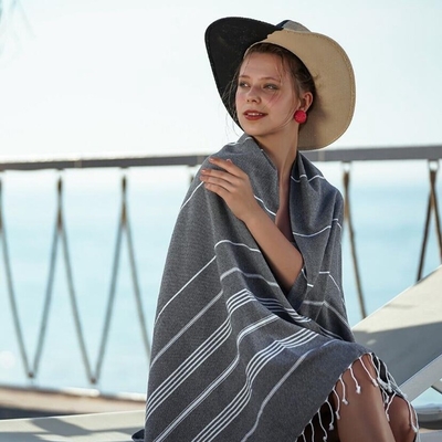 comprar Toalla de playa de algodón Hammam Ahorro de espacio Amigable a la piel Altamente absorbente online manufacture