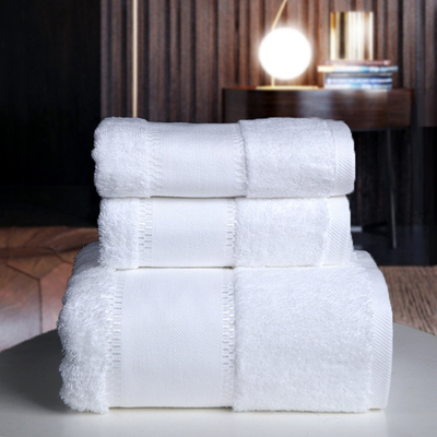 comprar Lujo y calidad de hotel personalizado Toallas de baño blancas resistentes al olor online manufacture