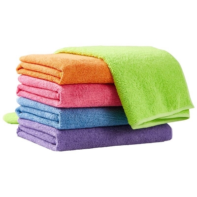Buy 40x40cm Microfiber Cleaning Cloth 144-382gsm Lint Free online manufacture