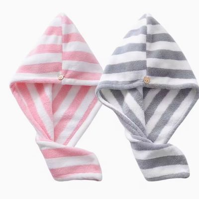 Buy Pack of 2 Microfiber Hair Drying Caps – Ultra-Soft, Quick-Dry Towels for Frizzy or Damaged Hair online manufacture