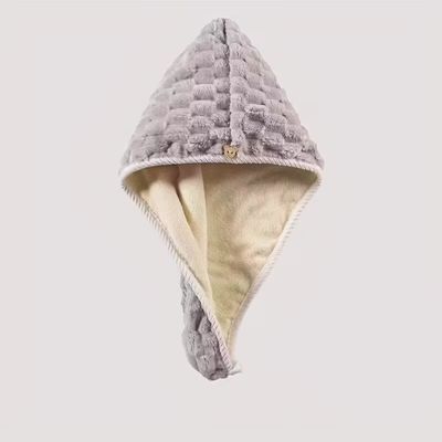 Mua Khăn quấn tóc hai lớp siêu thấm hút – Khăn trùm đầu khô nhanh & chống xơ rối cho mọi loại tóc online manufacture