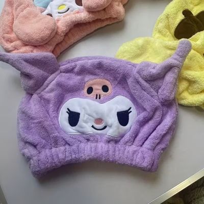 comprare Sanrio Kawaii Cappello Asciugacapelli - Asciugamano per capelli in microfibra ad asciugatura rapida con simpatico design a cartoni animati e dimensioni personalizzabili online manufacture