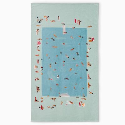 Beli Custom Cotton Towel with Embroidery for Gifts | Luxury Quick-Dry Towel for Beach, Pool & Vacation with Custom Initials online manufacture