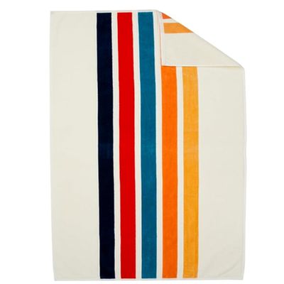 kupować Luxury Designer Beach Towel with Colorful Stripes and Plush Terry for Poolside Relaxation online manufacture