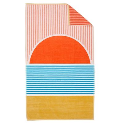 Buy Designer Beach Towels for Pool, Spa, and Coastal Resorts with Vibrant Colorful Stripes online manufacture