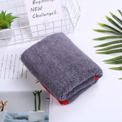 Hoge absorptie Auto Detailing Microfiber Handdoeken Dikke stof Ruimtebesparing