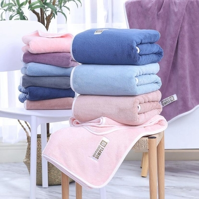 Bagno Fleece di Corallo Microfibra Accipiccio Portatile Per Viaggiare