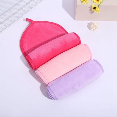 Vải loại bỏ trang điểm microfiber mềm với gói và logo tùy chỉnh