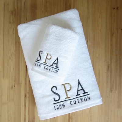 100% хлопка Luxury Spa Towels Моемое отверстиепрочное долговечное легкое уборка