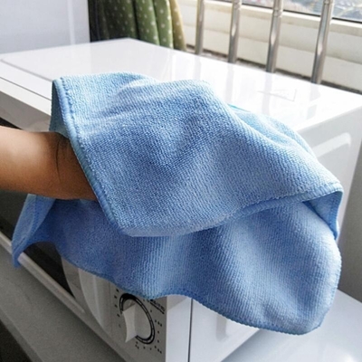 Herbruikbare wasdoeken van microvezel 100% Microfiber Technic Plain Solid Color 40x40cm Wasdoek