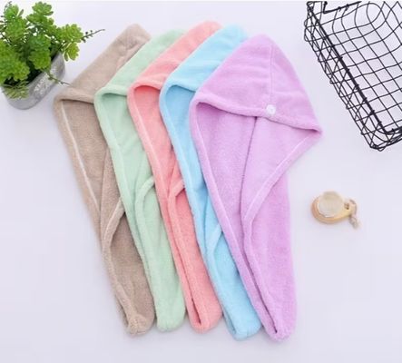 Fast Drying Damage-Free Microfiber Hair Towel Wrap Absorbs 8x Its Weight in Water