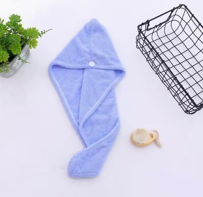 Customizable Size and Weight Coral Fleece Microfiber Hair Towel for Fast Drying and Gentle Care