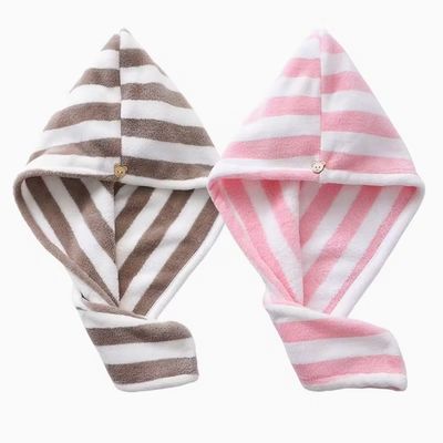 2-Pack Superfine Fiber Hair Towels – Fast Drying, Anti-Frizz, and Heat-Free Hair Care
