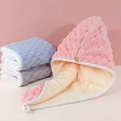 Double-Layer Thickened Microfiber Head Wrap – Fast Drying, Frizz-Free, and Luxuriously Soft