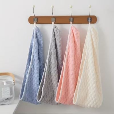 Ultra Soft Lightweight Durable Quick-Dry Floral Microfiber Hair Towel Customizable for Gentle Hair Care