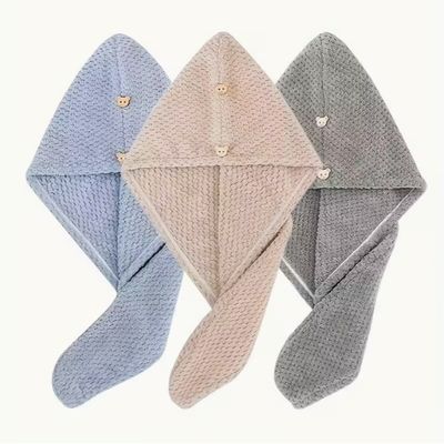 Customizable Size and Weight Quick Dry Microfiber Headscarf with Waffle Weaving for Gentle Hair Care