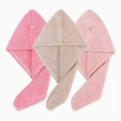 Quick Dry Hair Wrap 3-Piece Set - 100% Polyester Microfiber Headscarf with SEDEX 4P Certification