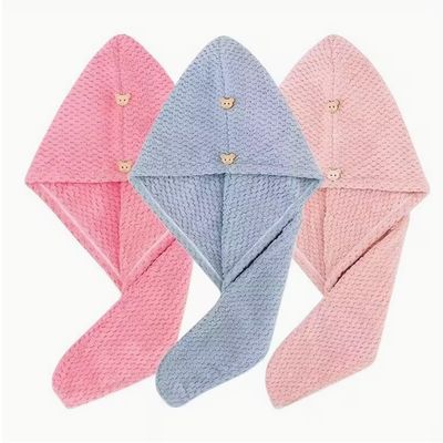 100% Polyester Microfiber Headscarf Set - Gentle on Scalp & Lightweight Quick-Drying Hair Towel