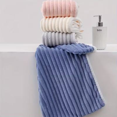 Quick-Dry Microfiber Hair Towel Cap with Snug Fit and Stylish Design for Efficient Hair Drying