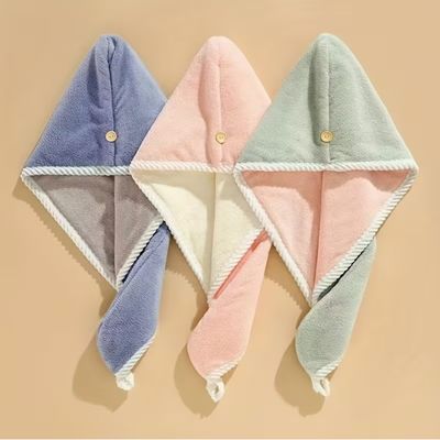 Soft Hair Drying Caps – Ultra Absorbent Microfiber, Quick-Dry & Gentle on All Hair Types