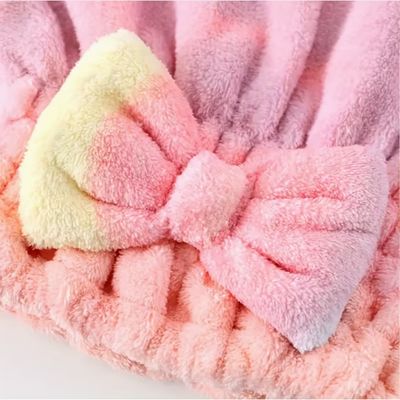 Super Absorbent Quick-Dry Hair Towel with Customizable Size and Coral Fleece Material