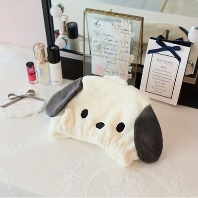 Sanrio Cartoon Microfiber Hair Cap – Ultra Soft, Anti-Frizz & Absorbent