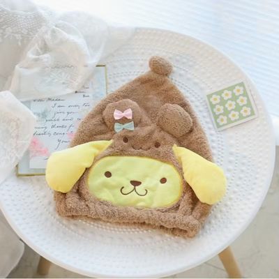 Sanrio Microfiber Dry Hair Cap – Cute, Cozy & Ultra-Absorbent