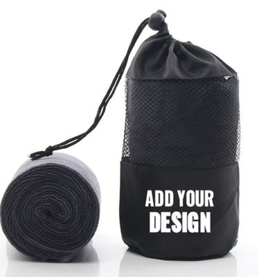280gsm Quick-Dry Microfiber Gym Towel with Breathable Mesh Pouch – Sweat-Resistant & Lightweight