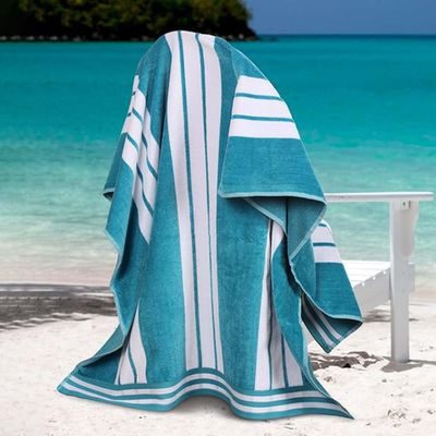 Cotton Beach Towel – 100% Pure Cotton Oversized Bath Sheet for Sand-Free Beach Comfort, Quick Drying and Highly Absorbent Towel for Pool, Travel, and Outdoor Getaways