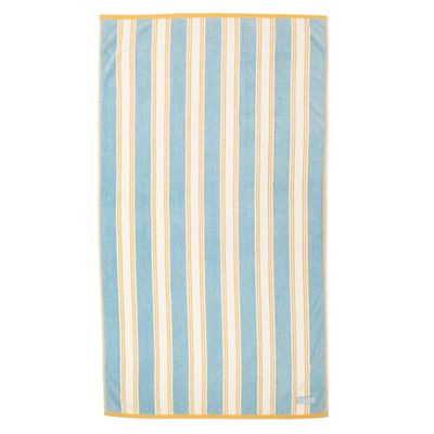 Luxury Yarn-dyed Egyptian Cotton Beach Towel with Sand Resistant Triple-stitched Edges