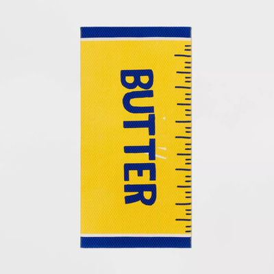 Butter Beach Towel in Yellow – 100% Cotton Terry for Plush Absorbency and Sunny Coastal Comfort